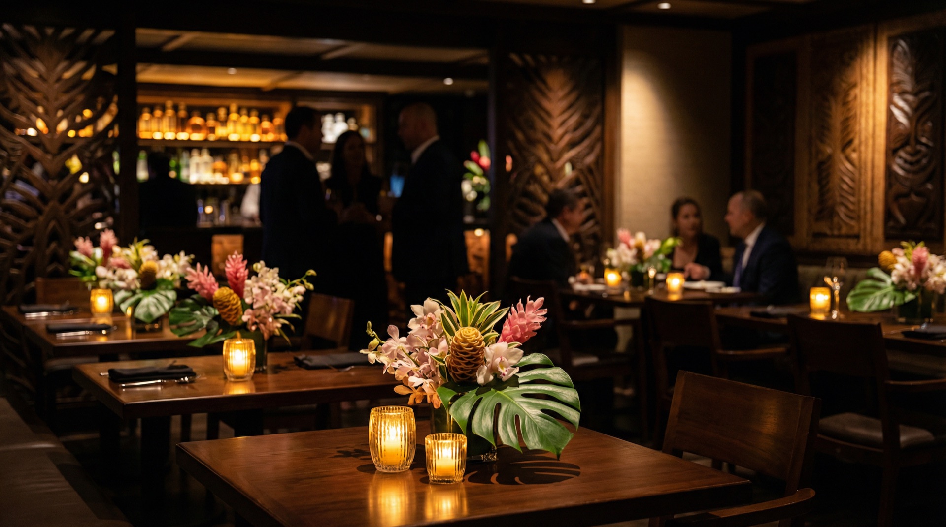 Vue intérieure du restaurant Maeva Table